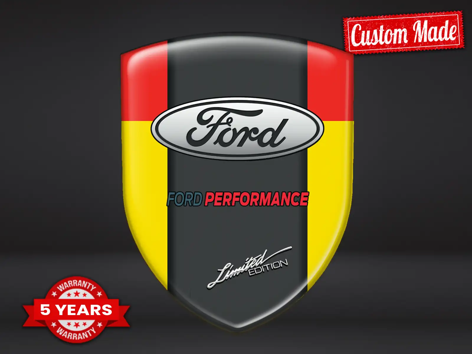 Ford Pegatina Parachoques Pro Máximo Resistente 